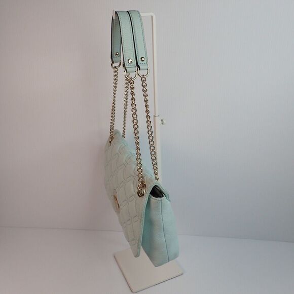 Kate Spade Astor Court Cynthia Grace Blue Quilted Leather Shoulder Bag WKRU2650 - Picture 4 of 15